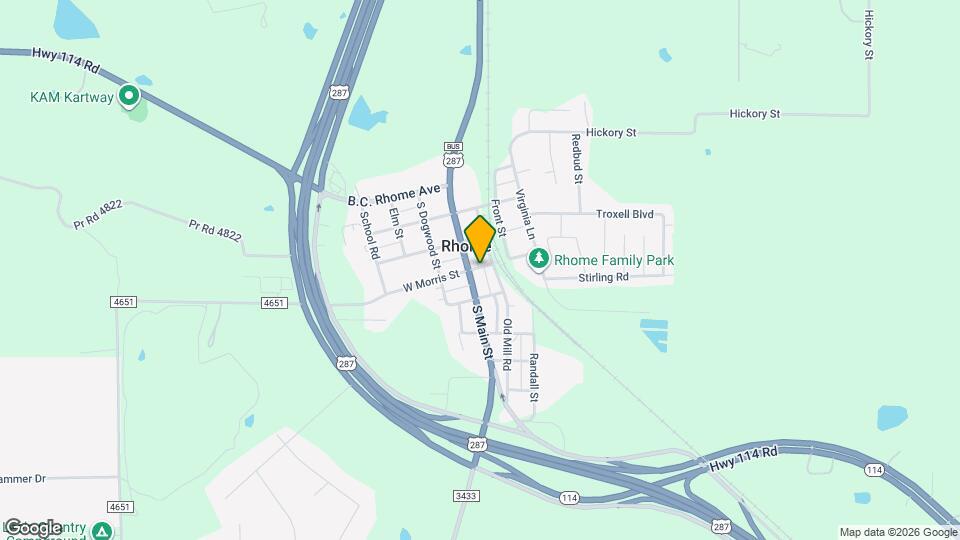 140 E Morris St Map and Location Details