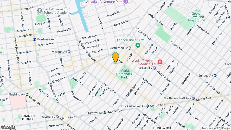 307 Troutman St Map and Location Details