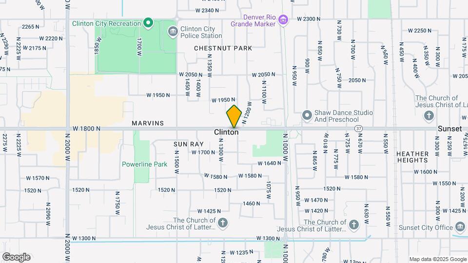 1239 W 1800 N Mapa y Detalles de la Ubicación