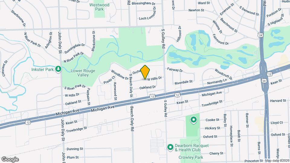 25635 W Hills Dr Map and Location Details