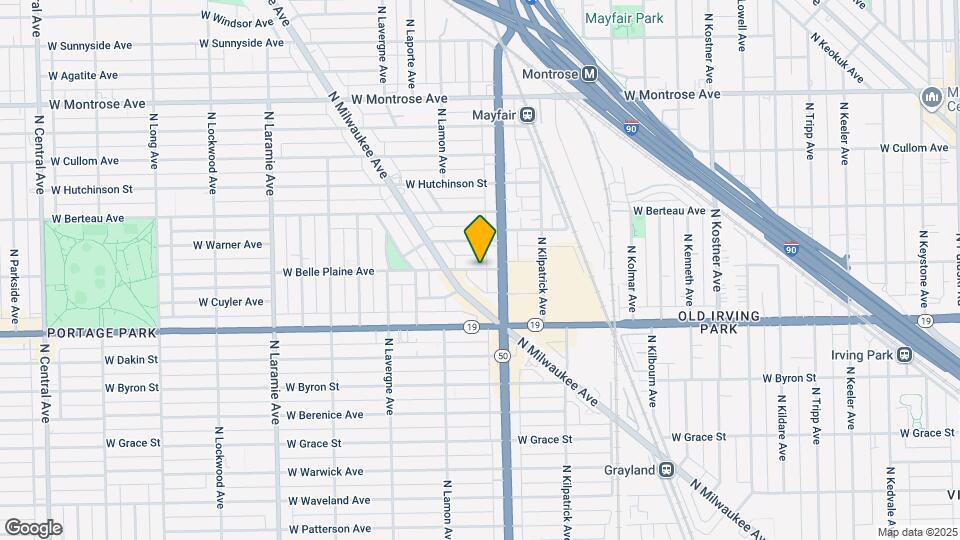 4815 W Belle Plaine Ave, Unit 111 Map and Location Details