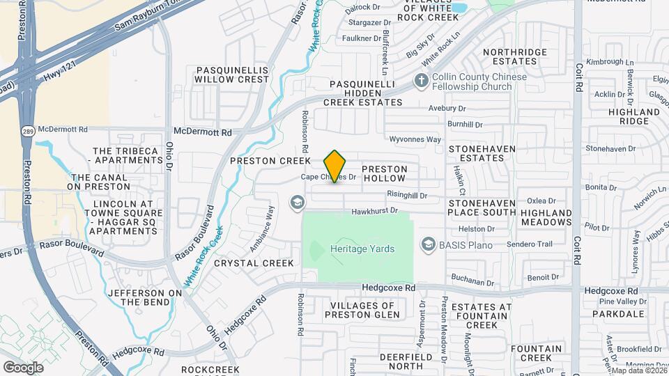 4561 Risinghill Dr Map and Location Details