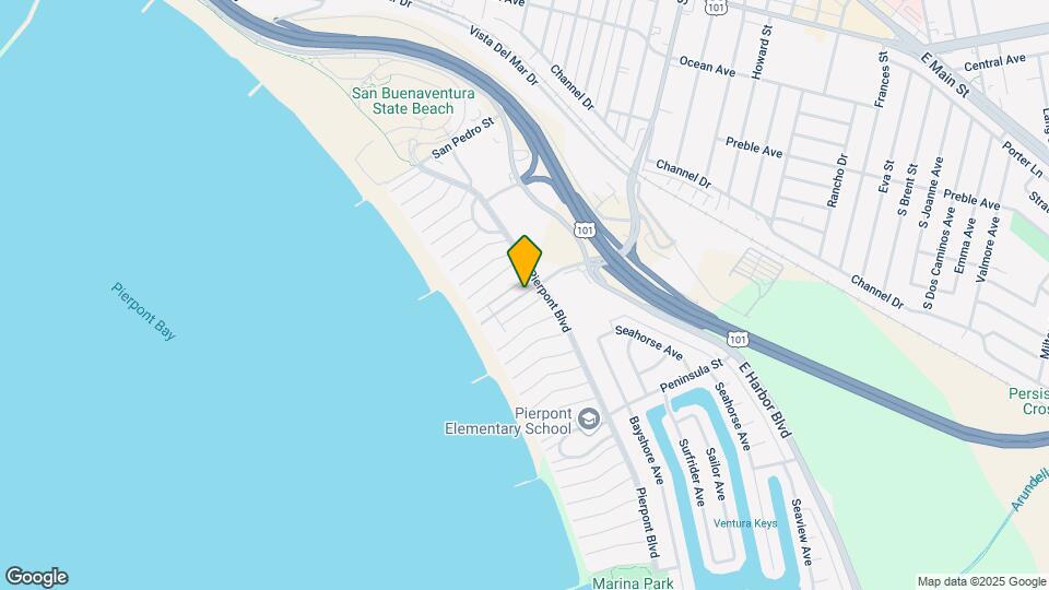 1072 S Seaward Ave Mapa y Detalles de la Ubicación