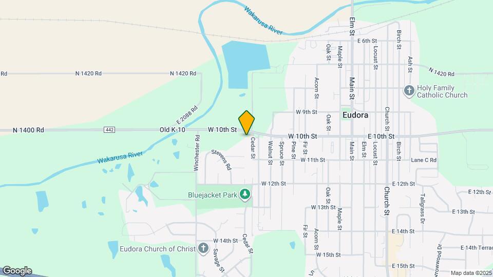 1011 Cedar St Map and Location Details