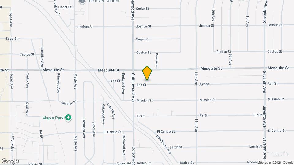 14990 Ash St Map and Location Details