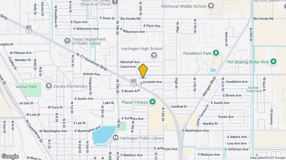 1005 E Crockett Ave Map and Location Details