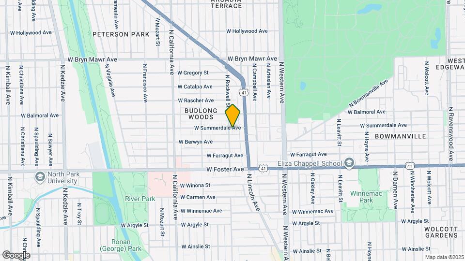 2553 W Summerdale Ave Map and Location Details