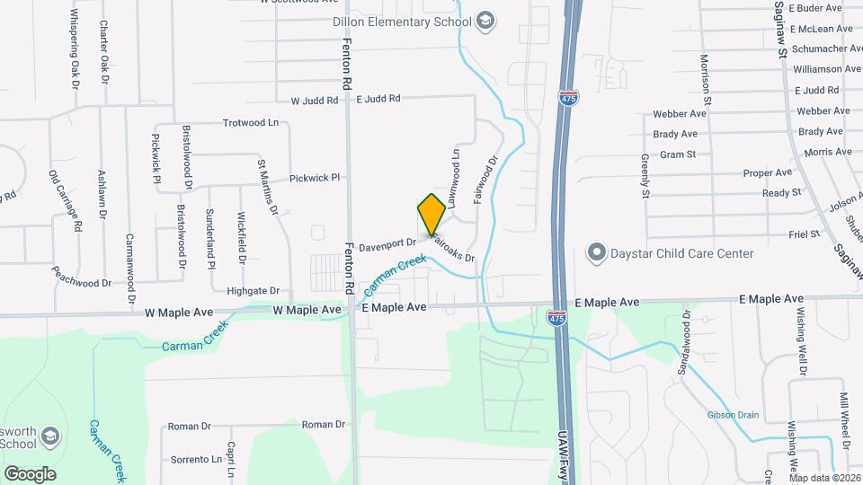 1102 Davenport Dr Map and Location Details