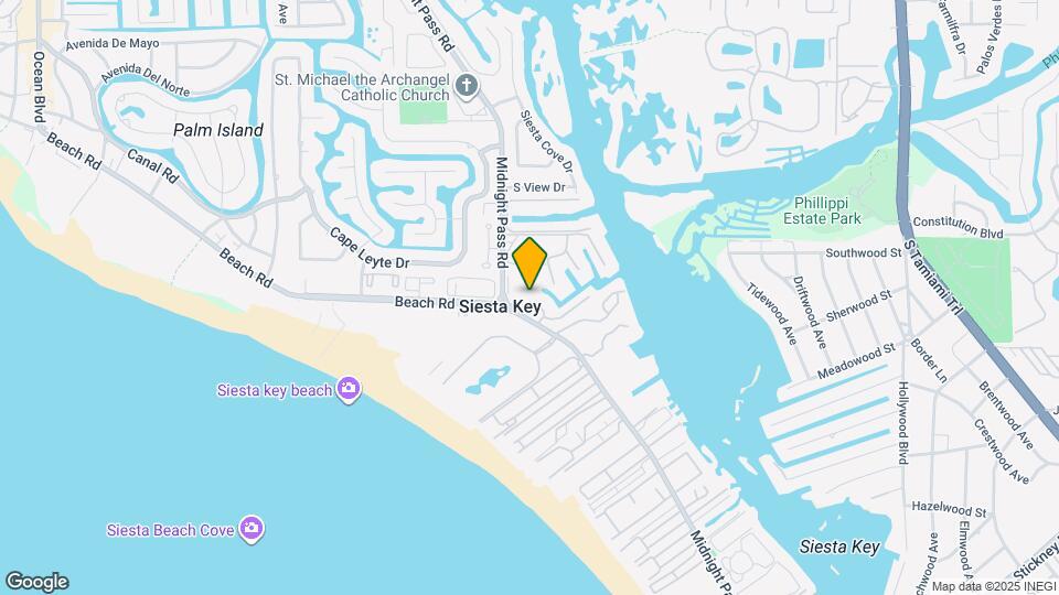 5623 Midnight Pass Rd Map and Location Details