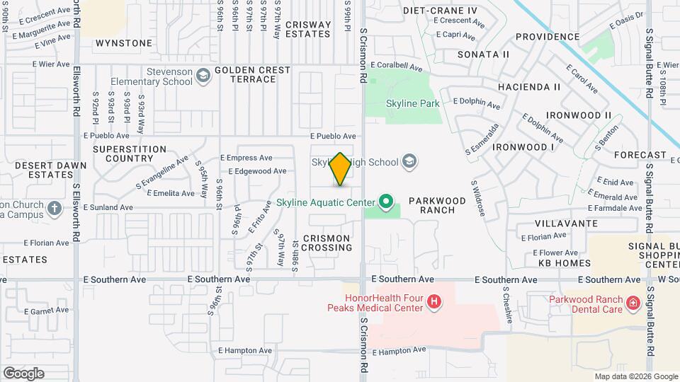 9913 E Emelita Ave Map and Location Details