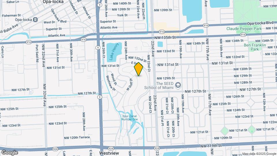 12917 NW 23rd Pl Map and Location Details