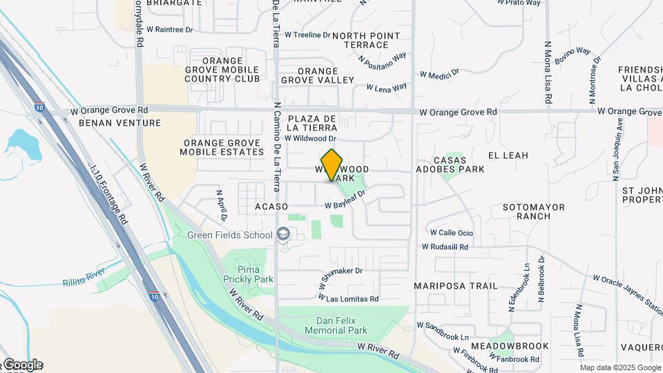 3165 W Coriander Dr Map and Location Details