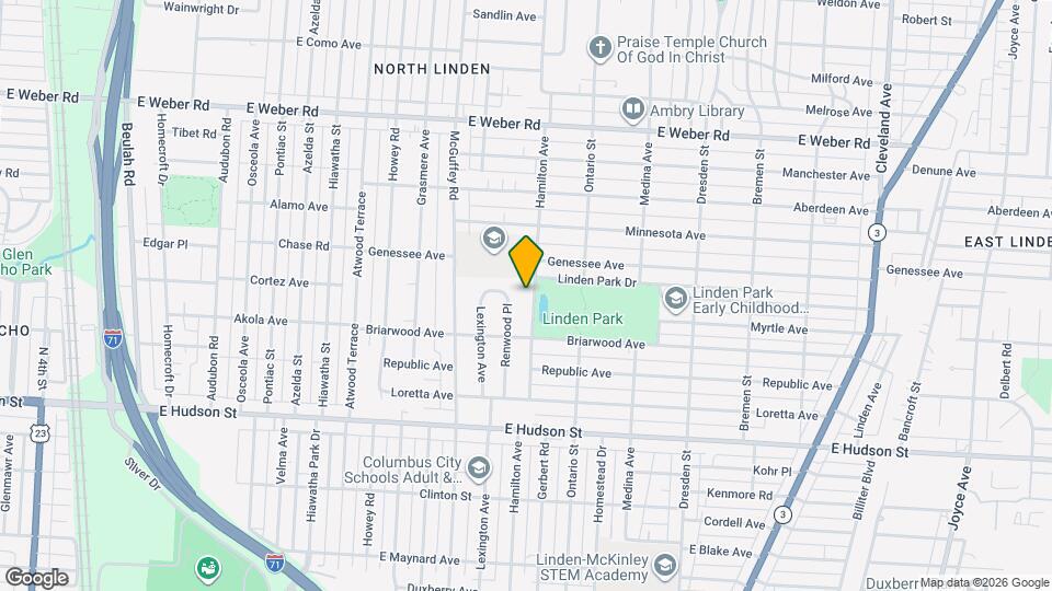 2559 Hamilton Ave Mapa y Detalles de la Ubicación