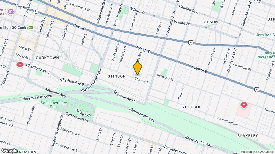 189 Stinson St Map and Location Details