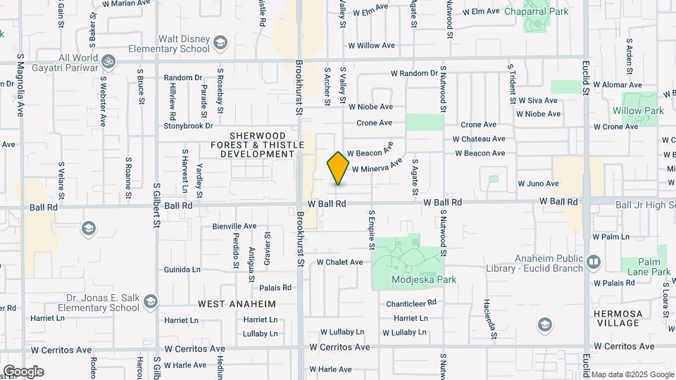 2144 W Juno Ave Map and Location Details