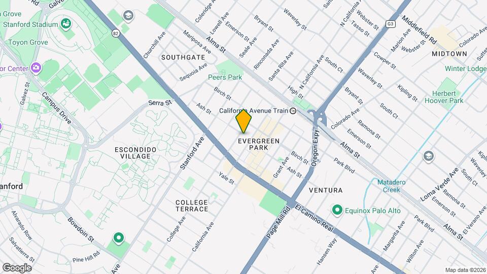 411 College Ave Map and Location Details