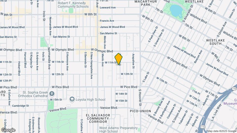 1131 Elden Ave Map and Location Details