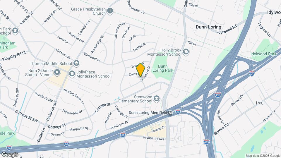 2516 Villanova Dr Map and Location Details