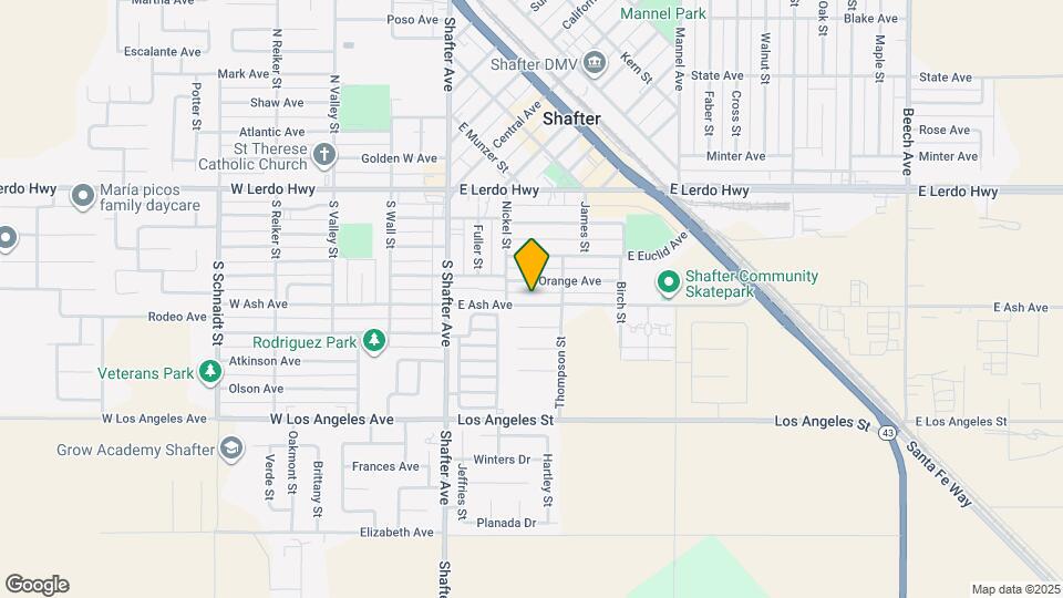 240 E Ash Ave Map and Location Details