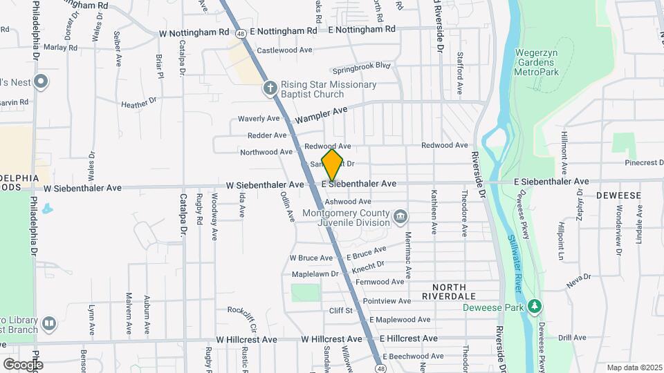 34 E Siebenthaler Ave Map and Location Details