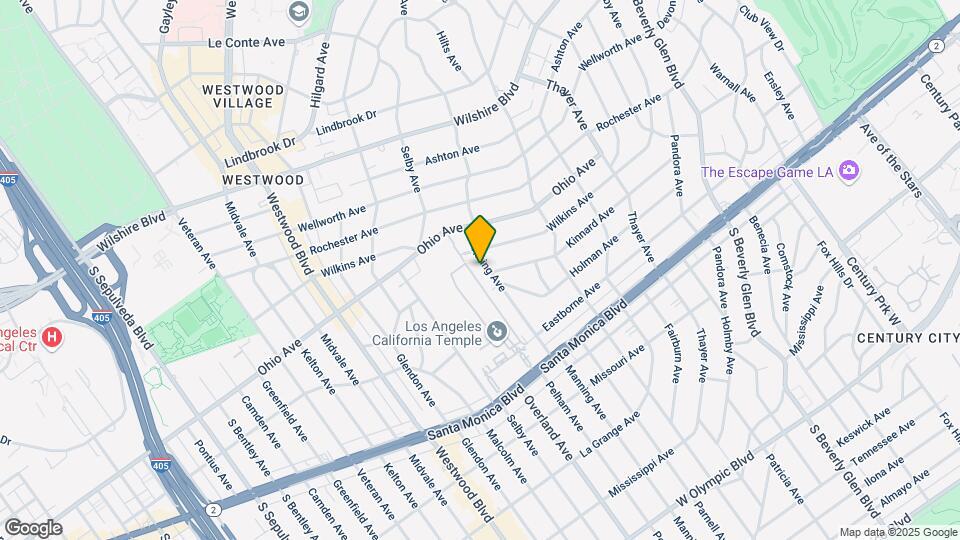 1571 Manning Ave Mapa y Detalles de la Ubicación