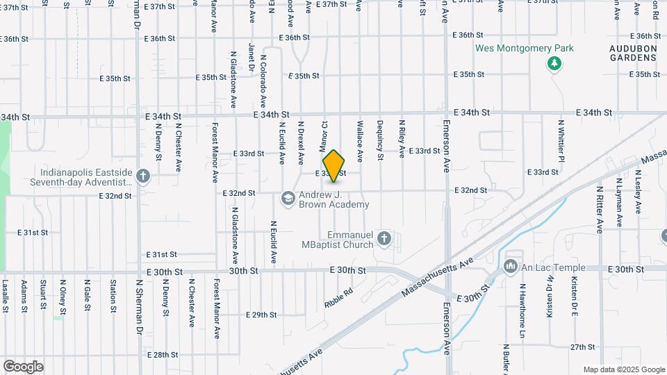 4716 E 32nd St Map and Location Details