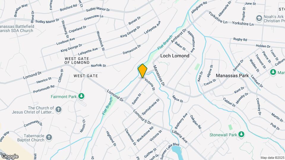 9501 Lomond Dr Map and Location Details