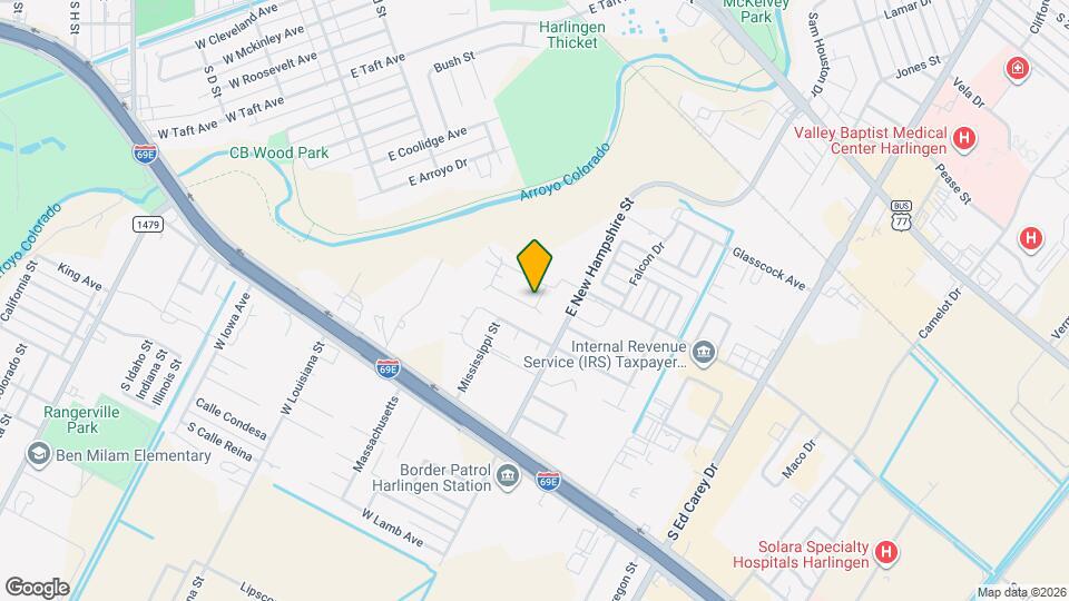 3517 S Arroyo Park Ln, Unit 2 Mapa y Detalles de la Ubicación