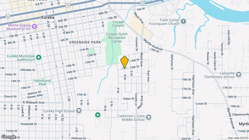 1726 15th St Map and Location Details