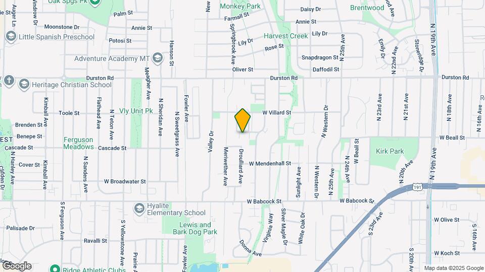 3018 W Villard St Map and Location Details