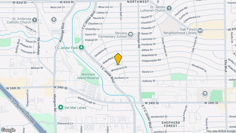 2014 Woodcrest Dr Map and Location Details