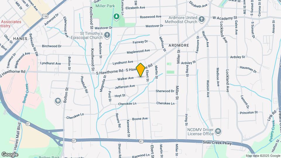 2322 Walker Ave Map and Location Details