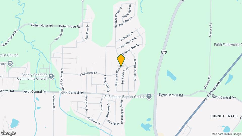 4420 W Hunters Glen St Mapa y Detalles de la Ubicación