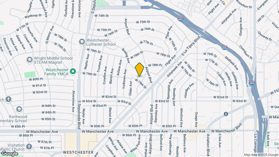 7884 Boeing Ave Map and Location Details