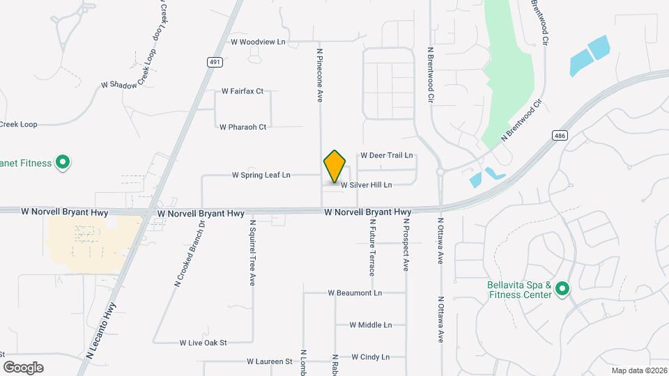 2334 W Silver Hill Ln, Unit 2334 Mapa y Detalles de la Ubicación