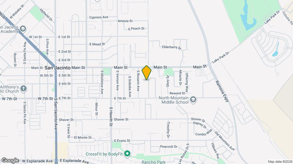 532 S Camino Los Banos Map and Location Details