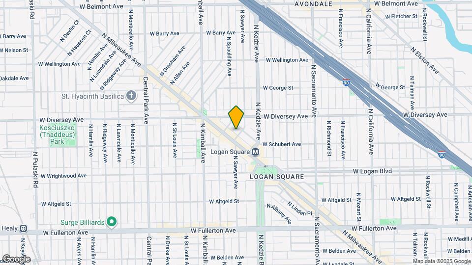 2717 N Sawyer Ave Map and Location Details