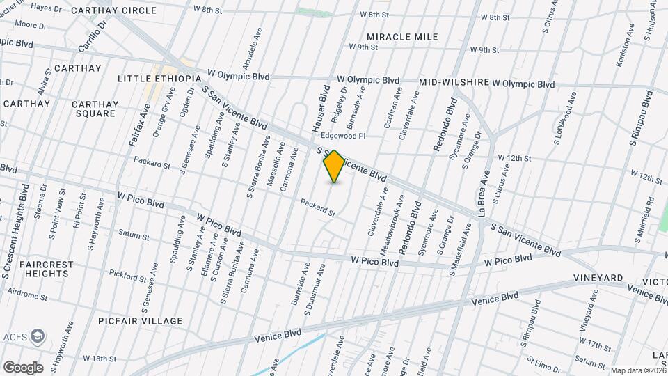 1252 Burnside Ave Map and Location Details