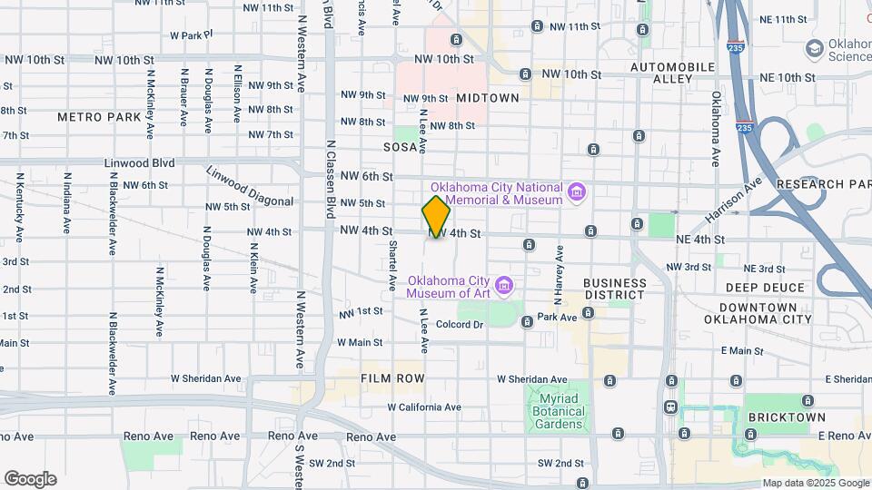 600 NW 4th St Map and Location Details