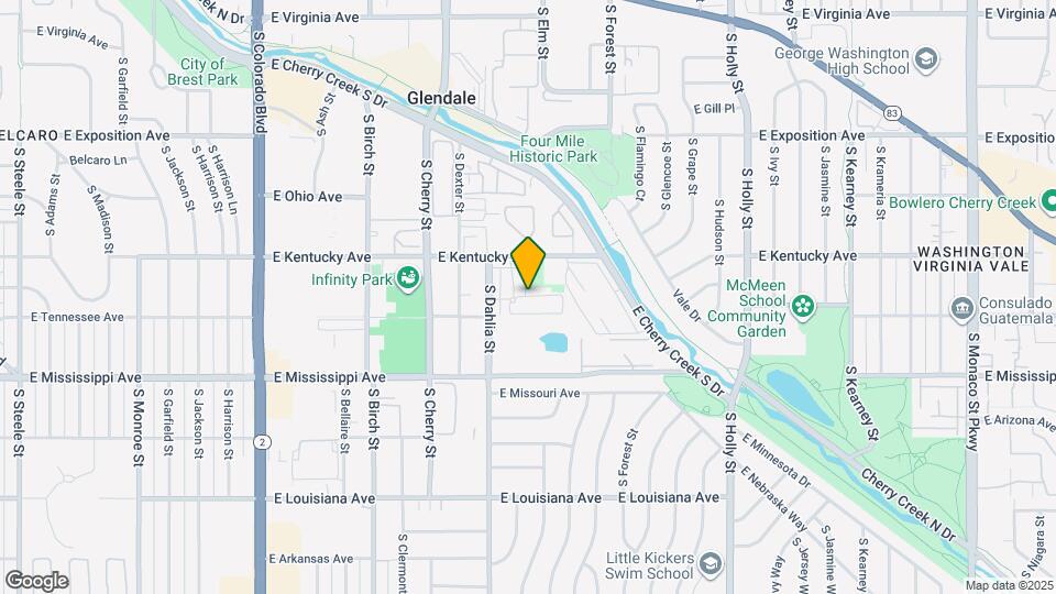 4862 E Kentucky Ave Map and Location Details