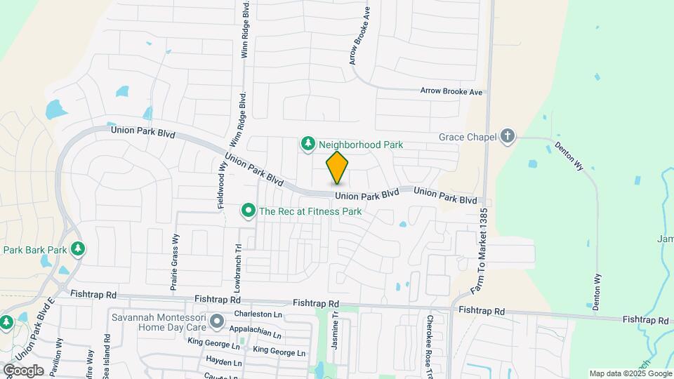 7401 Hawthorne Wy Map and Location Details