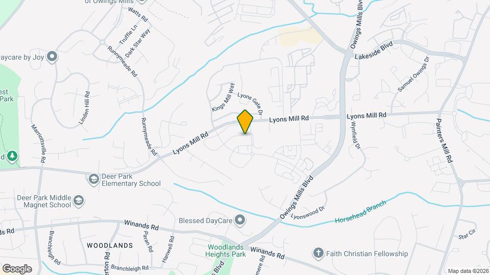 9509 John Locke Wy Map and Location Details