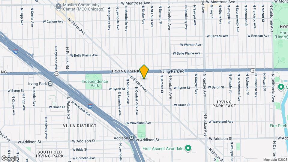 3930 N Drake Ave, Unit 2 Mapa y Detalles de la Ubicación