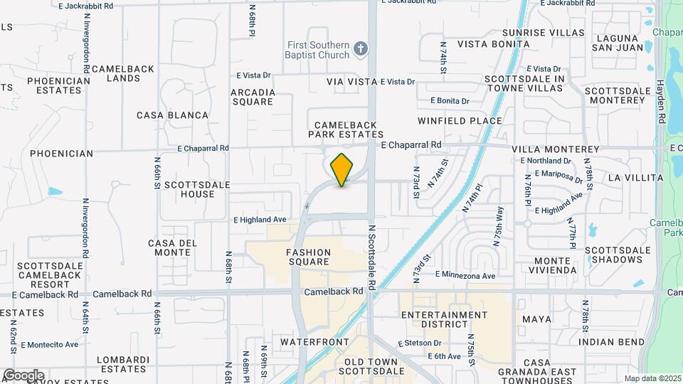 7141 E Rancho Vista Dr, Unit 5004 Map and Location Details
