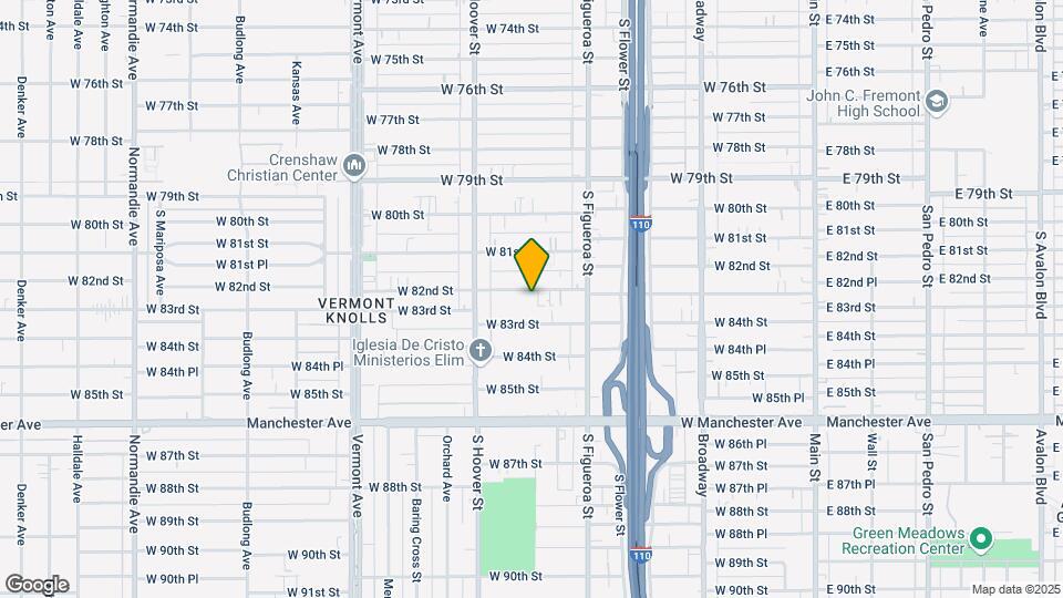 620 W 82nd St Map and Location Details