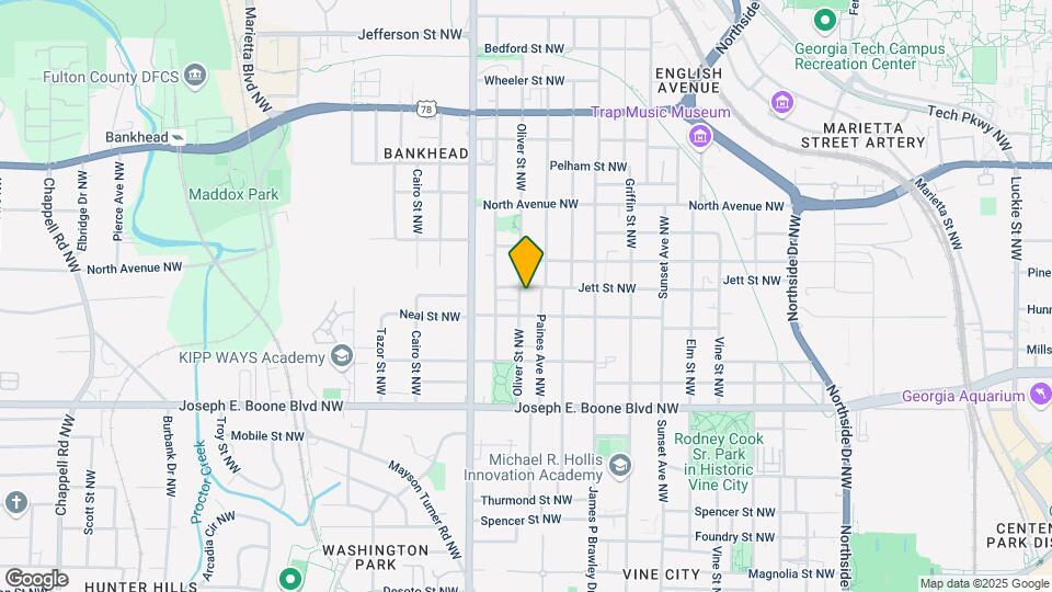 455 Oliver St NW Map and Location Details