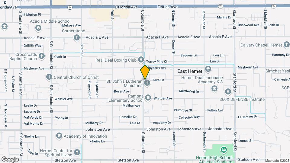 41011 Tava Ln Map and Location Details