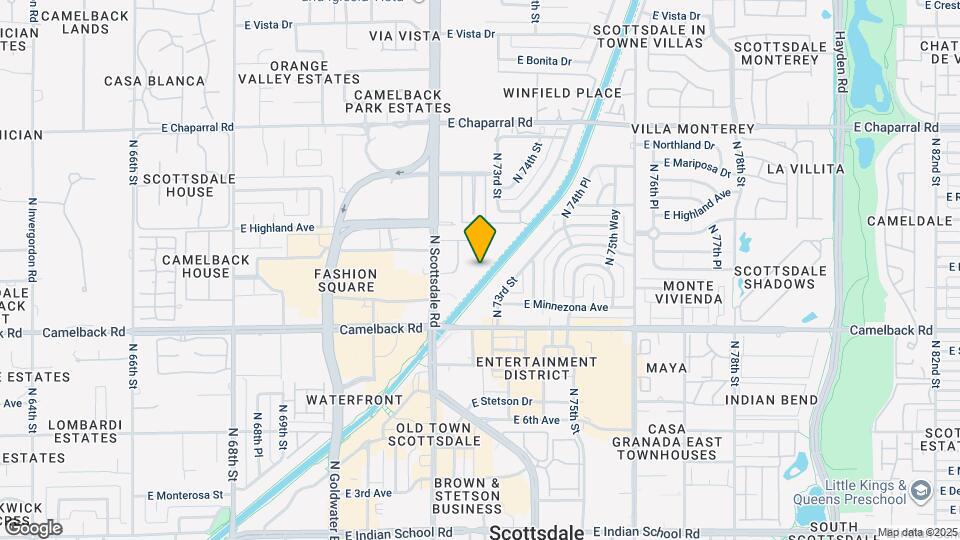 4737 N Scottsdale Rd Map and Location Details