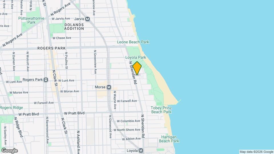 1161 W Lunt Ave, Unit 2 Map and Location Details