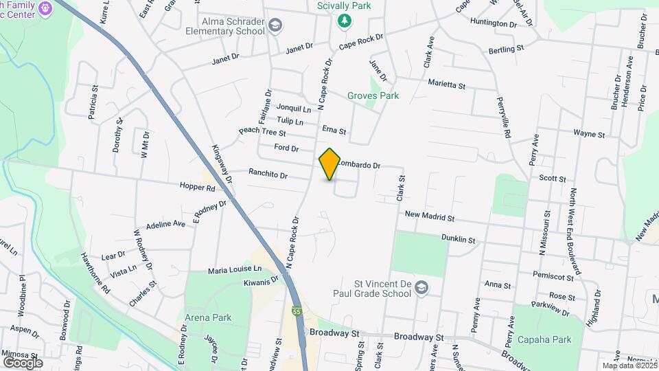1137 Landgraf Dr Mapa y Detalles de la Ubicación